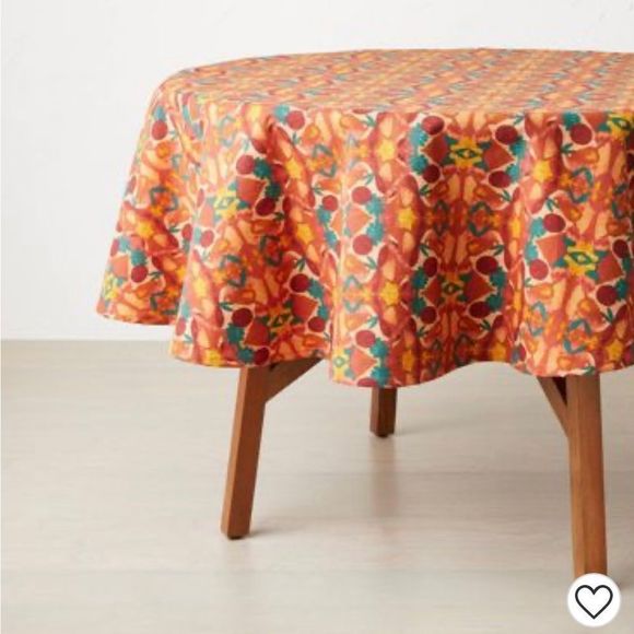 Opalhouse Other - Opalhouse 70" Cotton Calling In The Abundance Round Table Cloth